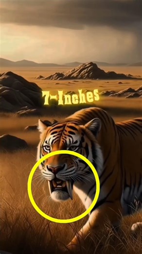 Smilodon 😨 #shorts #facts #tiger