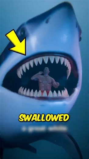 What Happens If a Megalodon Swallows You? (No Escape)