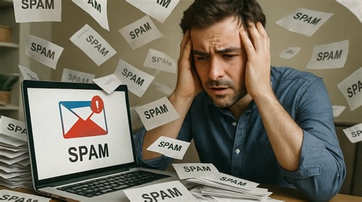 Las cinco razones por las que tu inbox está lleno de spam y probables estafas digitales