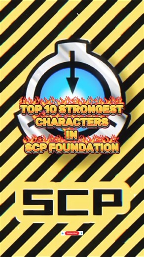 Top 10 Strongest Characters in Scp Foundation##scp##viral_reels_shorts_videos##horrormovies#editing.