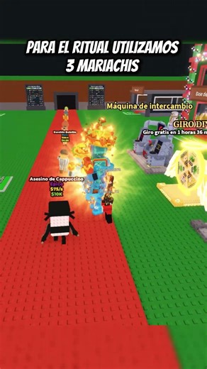 RITUAL LOS MARIACHITOS SAB #roblox #newgameinroblox #newupdateinrobloxbedwars #stumbleguys