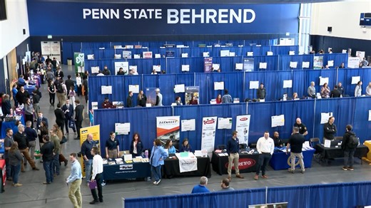 Students connect with potential employers at Penn State Behrend career fair