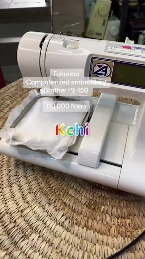 Tokunbo Computerized embroidery Brother PE-150 110,000 Naira #kchi_international #sewingtutorial #sewingmachines #sewingfooter #lagostailor✂️ #lagostiktok