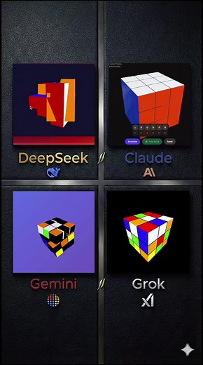 3D Rubik's Cube Simulation with Self-Solving Feature