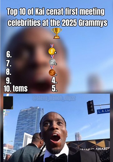 Kai's Memorable Encounters with Celebrities at the 2025 Grammys