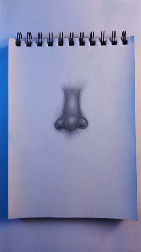 Nose drawing tutorial ✨️ #shorts #drawing #drawingtutorial