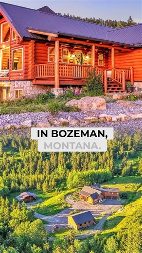 20 acres in Bozeman, MT! Luxury 4BR, 5BA log cabin with 4,500 sq. ft., Bridger Mountain views, bonus heated garage with studio, barn, and wildlife all around — just 15 minutes from downtown. $1,999,999 280 Goose Ridge Rd, Bozeman, MT 59715 #MontanaRealEstate #BozemanMT #LuxuryLogHome #MountainLiving #AcreageProperty | Final Frontier