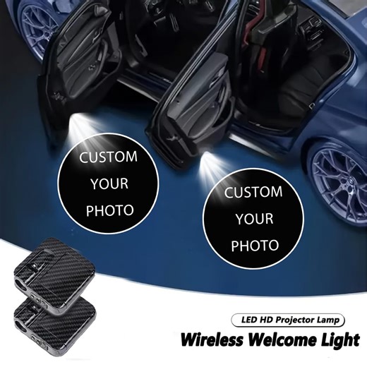 Custom LED Car Door Projector Lights, Wireless Welcome Logo Projection - Etsy