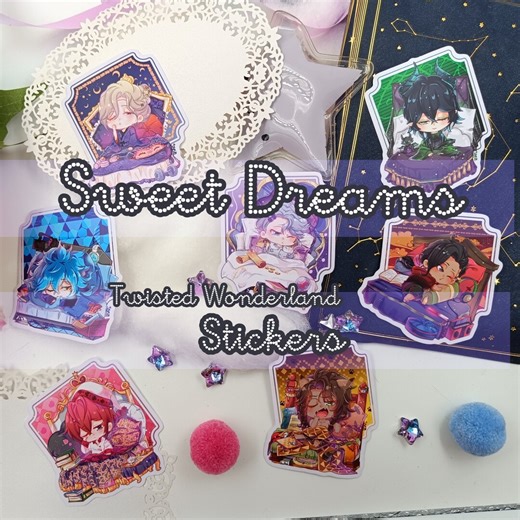 Twisted Wonderland - Sweet Dreams Chibis - Stickers - Etsy