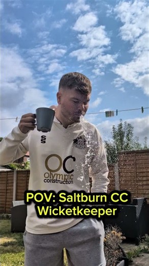 POV: Saltburn CC WK- Was he in on it? 🤣👀🏏#villagecricket #cricketfan #cricketlover