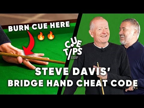 Why Does Steve Davis Burn His Snooker Cue?