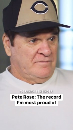 Pete Rose’s competitiveness and desire to win was unmatched. Rest in peace to a true MLB legend whose impact on the game will never be forgotten. #baseball #mlb | Graham Bensinger