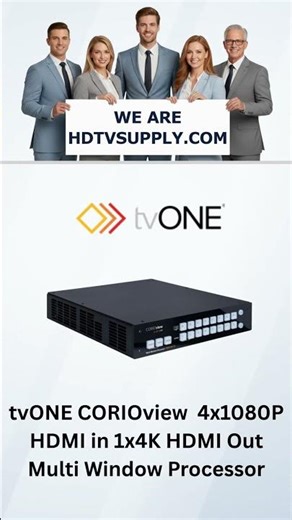 tvONE MWP-4Hi-1Y CORIOview - 4x1080P HDMI in -1x4K HDMI Out Multi Window Processor