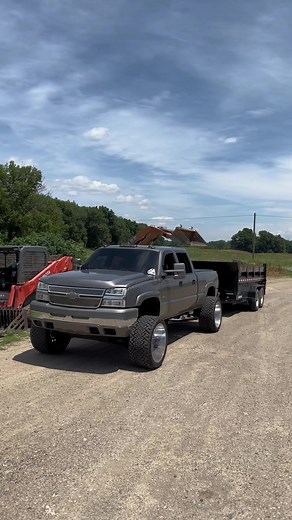 Custom Duramax Hood Stack Truck TikTok Video by Teresa Goyette