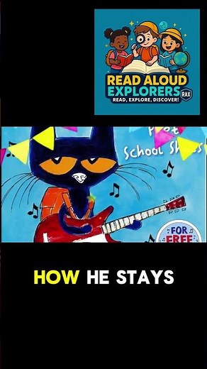 🎸 Pete the Cat: Rocking in My School Shoes | Kids Read Aloud Short 👟🐾
