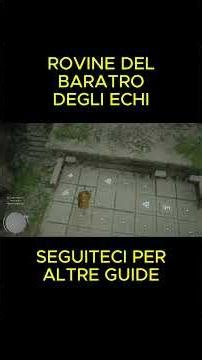 ROVINE DEL BARATRO DEGLI ECHI #crimsondesert #shorts #gaming #crimsondesertguide #Rovine #Ruins
