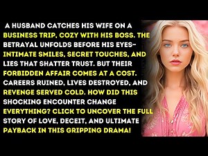 CAUGHT MY WIFE ON A BUSINESS TRIP WITH MY BOSS. THEIR BETRAYAL COST THEM THIER CAREERS