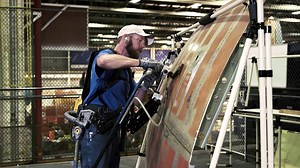 17K views · 327 reactions | From Lockheed Martin to Hyundai, companies around the world are investing in wearable exoskeletons. Designed to help with heavy-lifting, exoskeletons are finding use in warehouses, construction sites and rehabilitation centers for the disabled. | CNN Business | Facebook