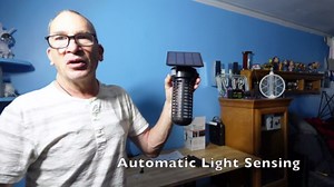 Solar Powered Bug Zapper Light 2 Pack Waterproof Outdoor Mosquito Killer Lamp Auto On/Off Cordless Garden Mosquito Zapper