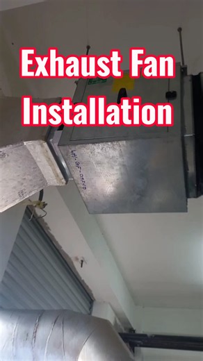 Exhaust Fan Installation @SlairconditionWork
