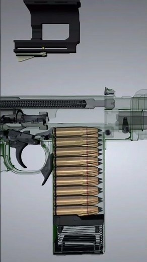9A-91 Gun Working Explained | Educational Video #shorts