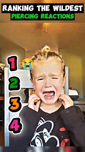 Ranking the Wildest Piercing Reactions 😂💉#shorts