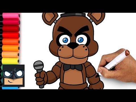 How To Draw Freddy Fazbear | Five Nights at Freddy's