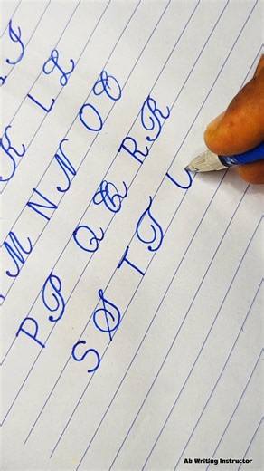 Print and Cursive... Capital Alphabets✍🏻❤ . . . . . . . #lettering #calligraphy #alphabet #abcd #reelsvideoシ #fbreelsvideo #foryoupagereels #foryoupageシ #penmanship #capital #letters #instagram #capitalletters #calligraphylettering #calligraphymasters #calligraphypractice #edit #art #artist #handwritten #Letters | AB Writing Instructor