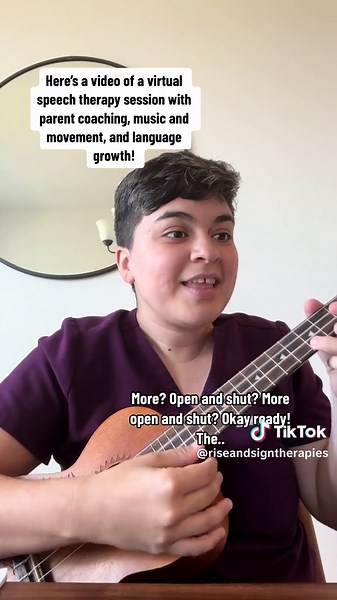 I’m a speech therapist who LOVES @Ms Rachel !! She has so many amazing strategies for parents that speech therapists use in therapy! I had a virtual session today and pulled out my ukulele— it was so much fun!! #speechtherapy #earlyintervention #parenting #missrachel