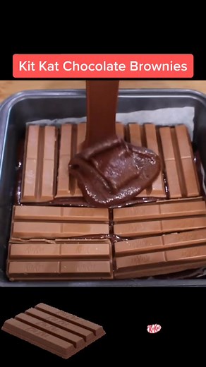 Delicious Kit Kat Chocolate Brownies Recipe