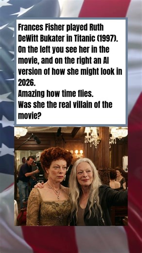 Frances Fisher played Ruth DeWitt Bukater in Titanic (1997).