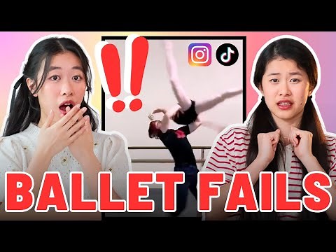 Epic Ballet Bloopers: Try Not To Wince Challenge 😱😱
