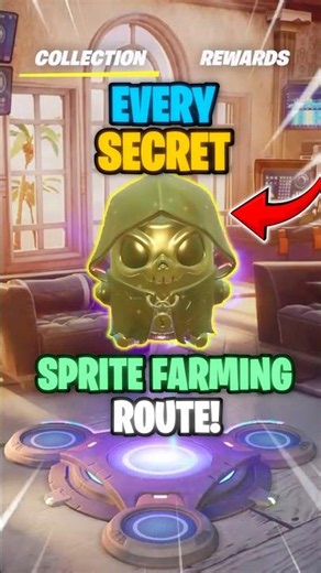 Fortnite SECRET Sprite Farming Routes!