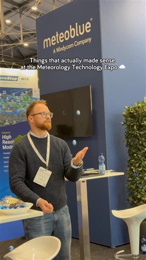 27K views · 106 reactions | Only at a meteorology expo does it make perfect sense to find world-class forecasting technology, therapy clouds and free cookies. Innovation comes in many forms.   Check your local weather on Windy.com | Windy.com | Facebook