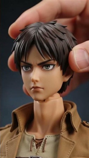 Eren Yeager → Premium Action Figure Assembly ⚔️ #shorts #dummyhub #eren #erenyeager #toyasmr