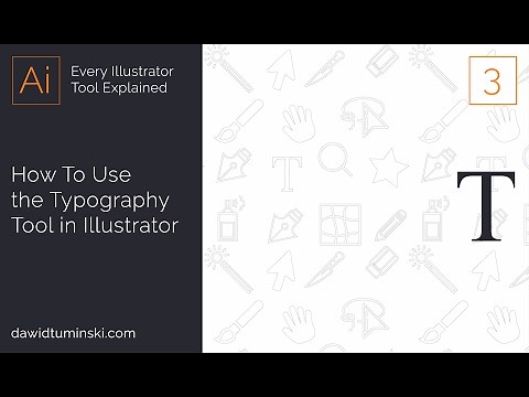 How To Use the Type Tool in Illustrator - Tutorial