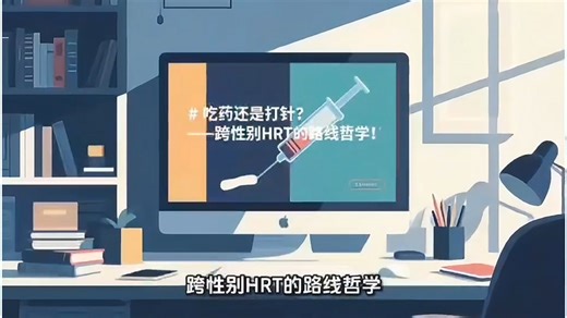 吃药还是打针——跨性别HRT的路线哲学
