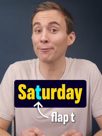 'Saturday' (American Pronunciation)