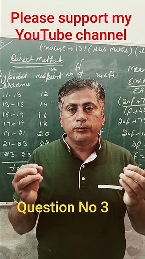 Class 10 Maths Statistics | Ex 13.1 Q 3 Direct Method | NCERT Solution | Easy Explanation |