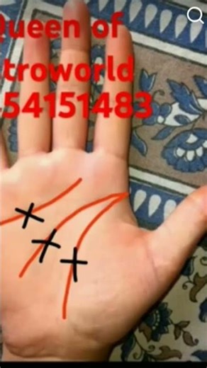 Janiye In tino line pe cross ka raj 😊😊9454151483#queenofastroworld#astrology