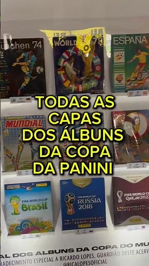 Álbum da Copa do Mundo: todas as edições da Panini desde 1970 #album #futebol #panini #figurinhas
