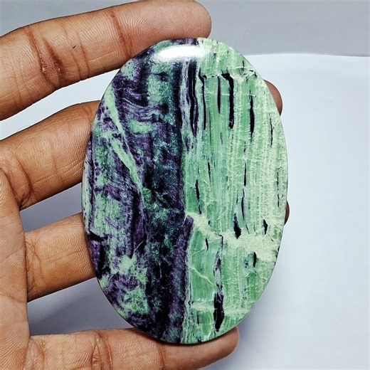 Rare Large Kammererite Cabochon: Kammererite Semi Precious Loose Gemstone, (343 Carat, 84X56 MM) - Etsy