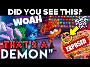 Inside Out 2 - "DISNEY Demons" In PLAIN SIGHT! 👀😳 #entities #demons