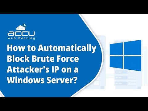 How to Automatically Block Brute Force Attacker's IP on a Windows Server?