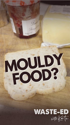 Not sure what to do with mouldy food? 🤔 Some mouldy foods need to be tossed, but some can be salvageable! Knowing the difference keeps you safe and cuts down on food waste ♻️ #foodwastetips #lovefoodhatewaste #sustainability #lifehack | Waste-Ed With Kate