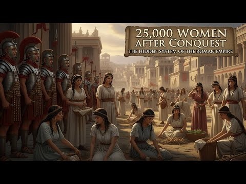 25,000 Women After Conquest: The Hidden System of the Roman Empire They Erased!