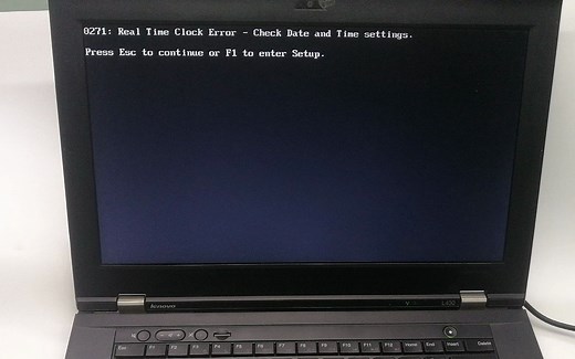 ThinkPad电脑 开机报错0271 如何进bios 设置时间 教程 视频