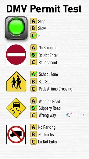USA DMV Permit Test: Road Signs Quiz for Driving Test Prep