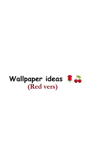 Red Wallpaper Ideas and Aesthetics