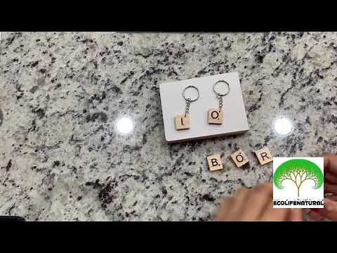How to make Scrabble Tile Keychains